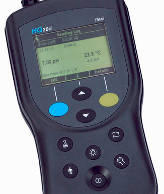 HACH HQ30d Portable pH, Conductivity, Optical Dissolved Oxygen (DO), ORP, and ISE Multi-Parameter Meter